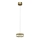 Lampadario LED a sospensione con filo LED/25W/230V diametro 20 cm oro