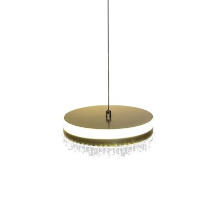 Lampadario LED a sospensione con filo LED/25W/230V diametro 20 cm oro