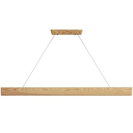 Lampadario LED a sospensione con filo LED/26W/230V 4000K 150 cm cenere/legno solido