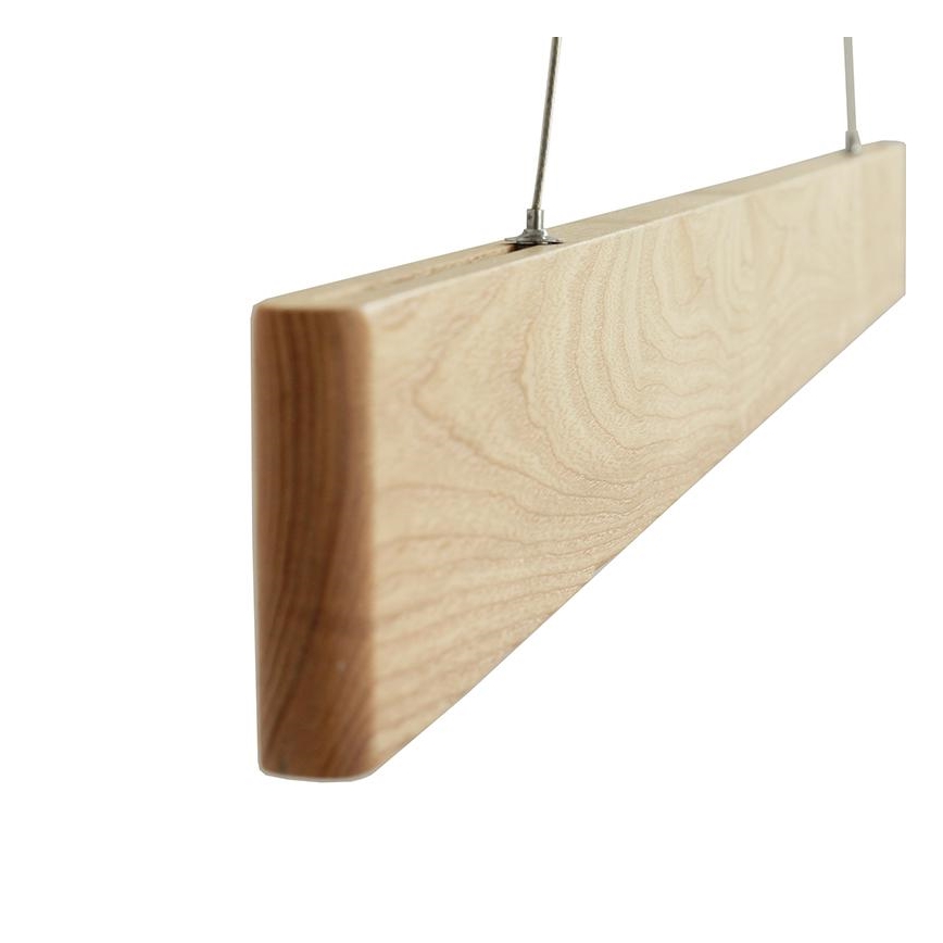 Lampadario LED a sospensione con filo LED/26W/230V 4000K 150 cm cenere/legno solido