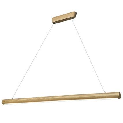 Lampadario LED a sospensione con filo LED/26W/230V 4000K 150 cm cenere/legno solido