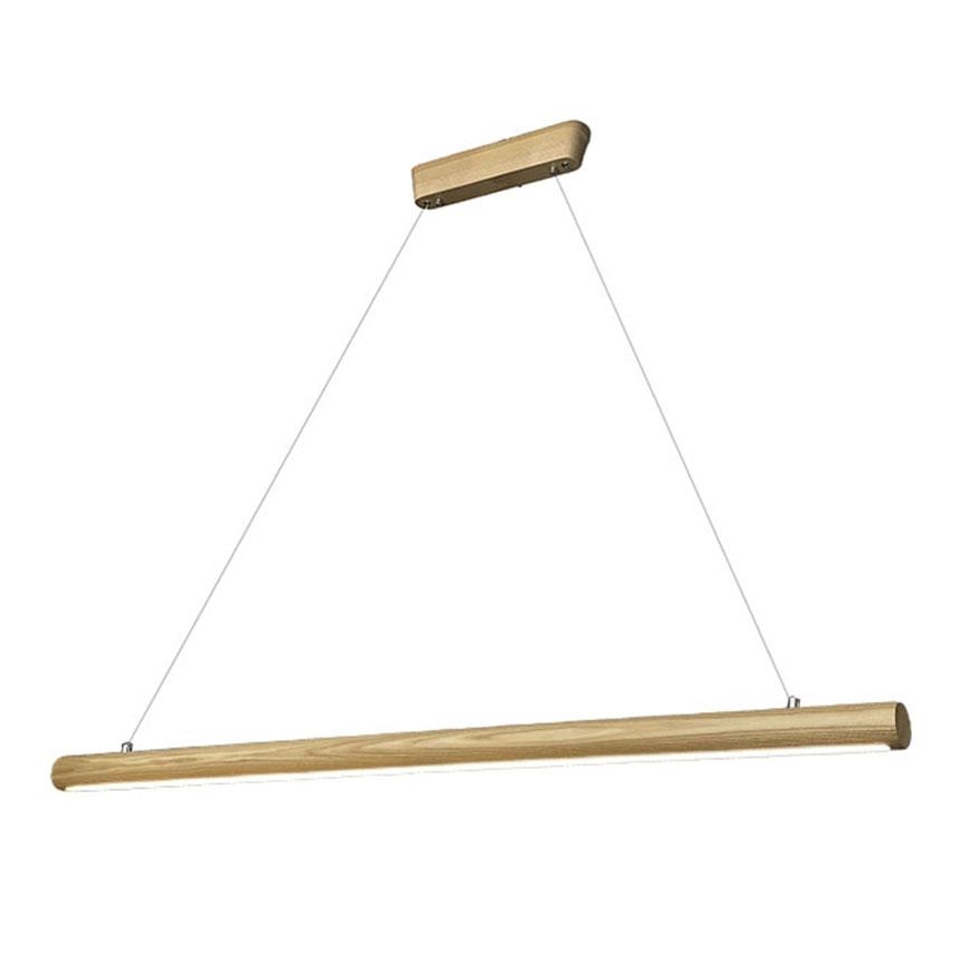 Lampadario LED a sospensione con filo LED/26W/230V 4000K 150 cm cenere/legno solido