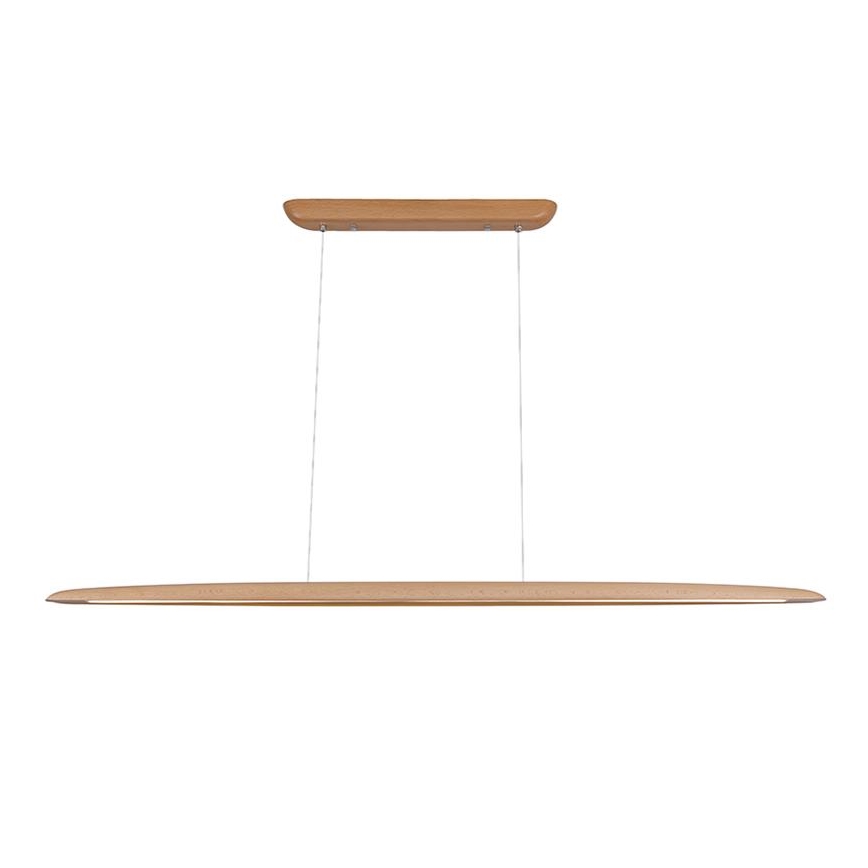 Lampadario LED a sospensione con filo LED/26W/230V 4000K 150 cm faggio/legno solido