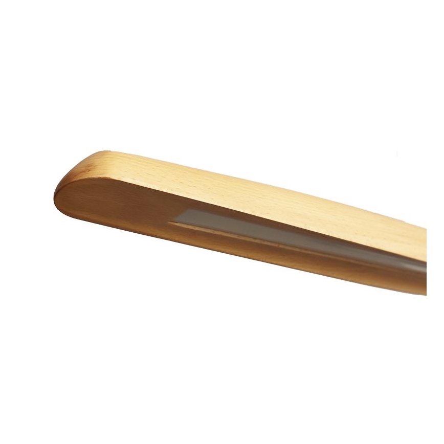 Lampadario LED a sospensione con filo LED/26W/230V 4000K 150 cm faggio/legno solido