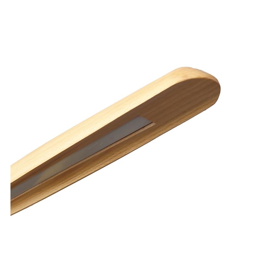Lampadario LED a sospensione con filo LED/26W/230V 4000K 150 cm faggio/legno solido