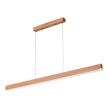 Lampadario LED a sospensione con filo LED/26W/230V 4000K 150 cm faggio/legno solido