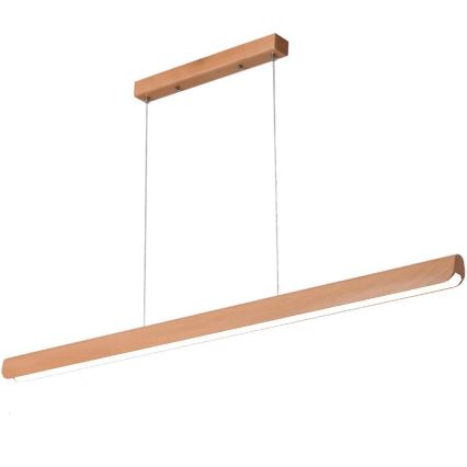 Lampadario LED a sospensione con filo LED/26W/230V 4000K 150 cm faggio/legno solido