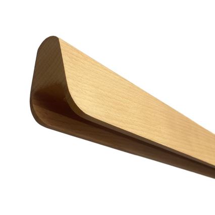 Lampadario LED a sospensione con filo LED/26W/230V 4000K 150 cm faggio/legno solido