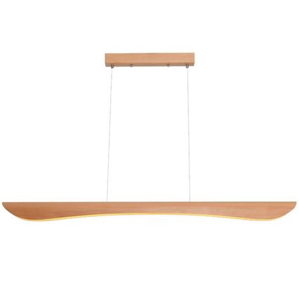 Lampadario LED a sospensione con filo LED/26W/230V 4000K 150 cm faggio/legno solido