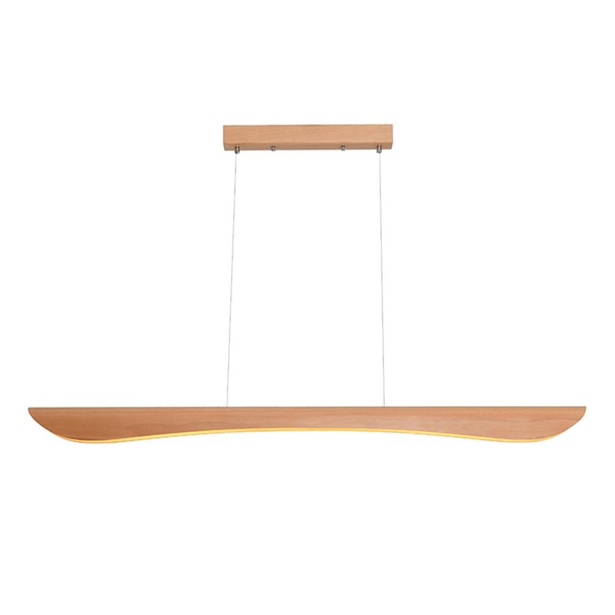 Lampadario LED a sospensione con filo LED/26W/230V 4000K 150 cm faggio/legno solido