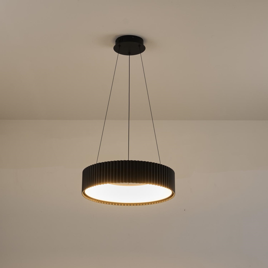 Lampadario LED a sospensione con filo LED/30W/230V 3000K nero