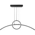 Lampadario LED a sospensione con filo LED/30W/230V 4000K 88 cm nero