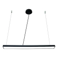 Lampadario LED a sospensione con filo LED/32W/230V 4000K diametro 120 cm nero