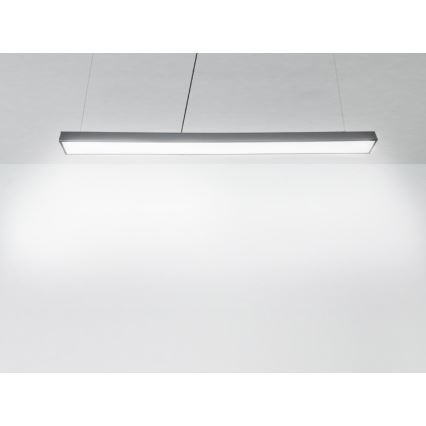 Lampadario LED a sospensione con filo LED/32W/230V 4000K diametro 120 cm nero