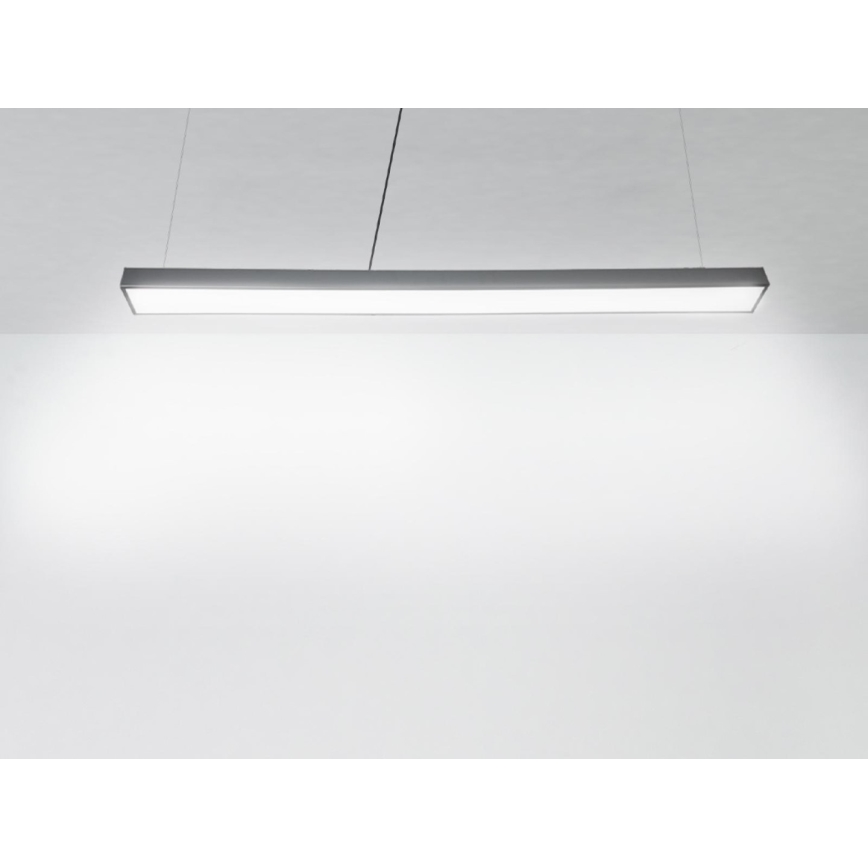 Lampadario LED a sospensione con filo LED/32W/230V 4000K diametro 120 cm nero