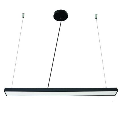 Lampadario LED a sospensione con filo LED/32W/230V 4000K diametro 120 cm nero