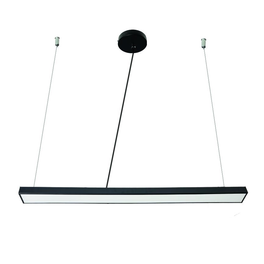 Lampadario LED a sospensione con filo LED/32W/230V 4000K diametro 120 cm nero
