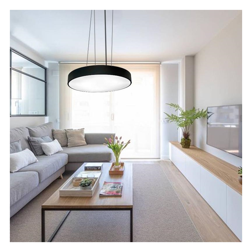 Lampadario LED a sospensione con filo LED/35W/230V 4000K diametro 60 cm