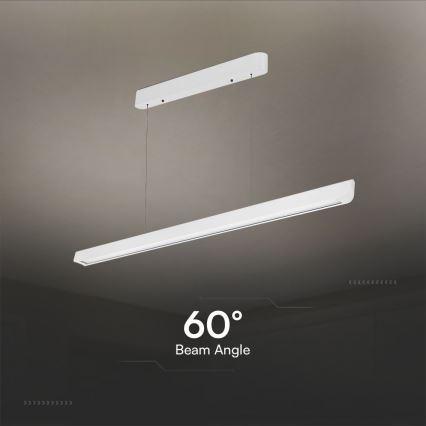 Lampadario LED a sospensione con filo LED/36W/230V 3000/4000/6400K bianco