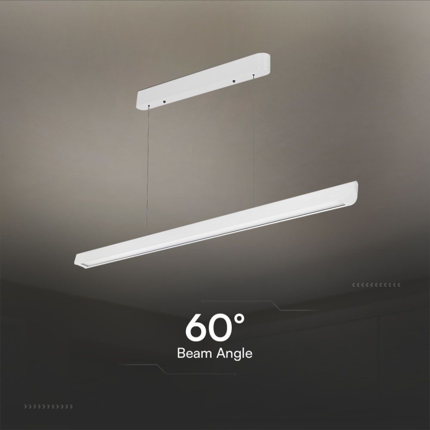 Lampadario LED a sospensione con filo LED/36W/230V 3000/4000/6400K bianco