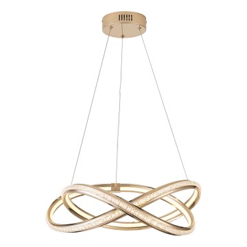 Lampadario LED a sospensione con filo LED/38W/230V 3000K 50x120 cm