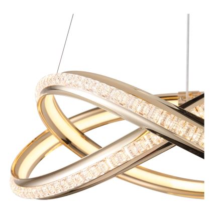 Lampadario LED a sospensione con filo LED/38W/230V 3000K 50x120 cm