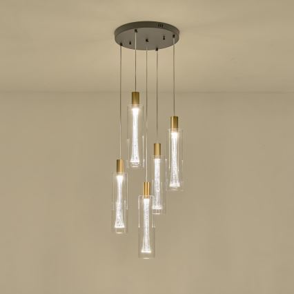 Lampadario LED a sospensione con filo LED/38W/230V 3000K