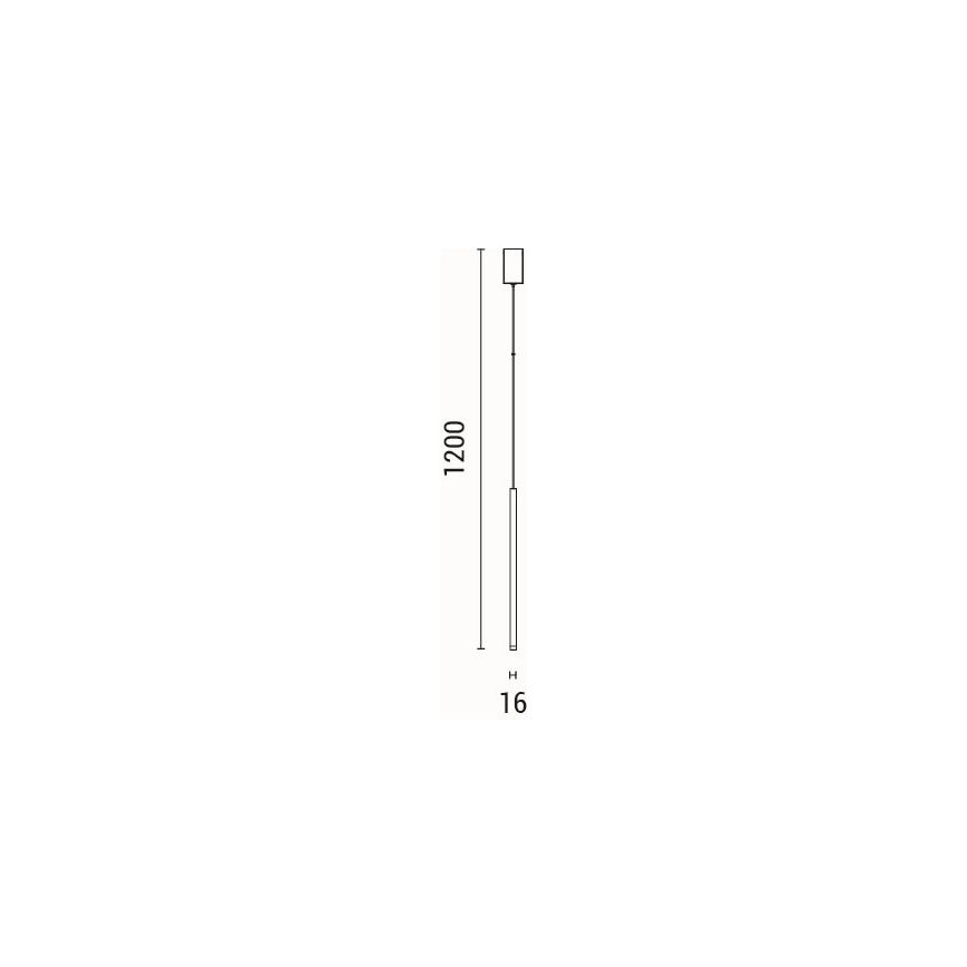 Lampadario LED a sospensione con filo LED/3W/230V 3000K diametro 6 cm