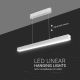 Lampadario LED a sospensione con filo LED/40W/230V 3000/4000/6400K bianco