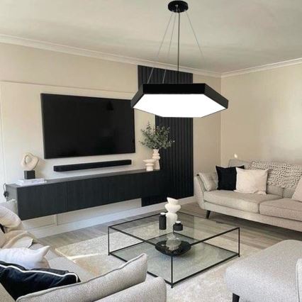 Lampadario LED a sospensione con filo LED/40W/230V 4000K diametro 60 cm