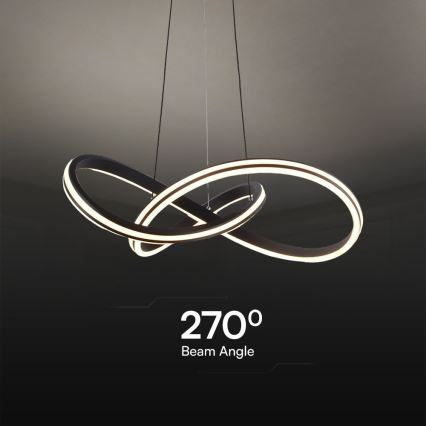 Lampadario LED a sospensione con filo LED/40W/230V 3000/4000/6400K