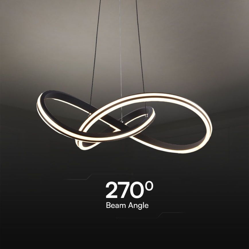 Lampadario LED a sospensione con filo LED/40W/230V 3000/4000/6400K