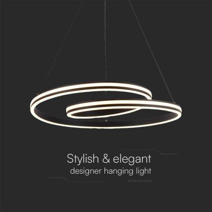 Lampadario LED a sospensione con filo LED/40W/230V 3000/4000/6400K