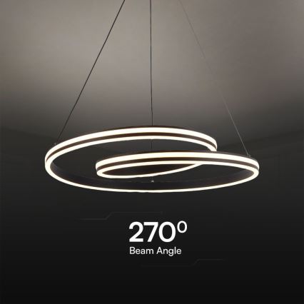Lampadario LED a sospensione con filo LED/40W/230V 3000/4000/6400K