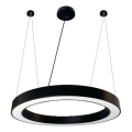 Lampadario LED a sospensione con filo LED/50W/230V 4000K diametro 100 cm nero