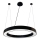 Lampadario LED a sospensione con filo LED/50W/230V 4000K diametro 100 cm nero