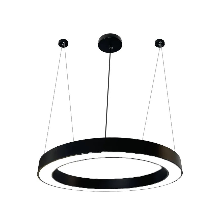 Lampadario LED a sospensione con filo LED/50W/230V 4000K diametro 100 cm nero