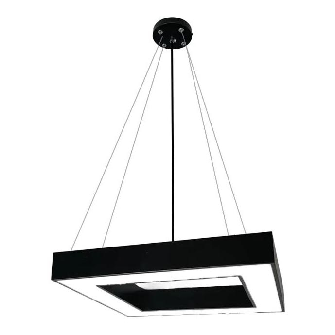 Lampadario LED a sospensione con filo LED/55W/230V 4000K 80x80 cm
