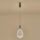 Lampadario LED a sospensione con filo LED/6,3W/230V 3000K cromo lucido diametro 14 cm