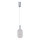 Lampadario LED a sospensione con filo LED/6,3W/230V 3000K cromo lucido diametro 20 cm