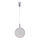 Lampadario LED a sospensione con filo LED/6,3W/230V 3000K cromo lucido diametro 25 cm