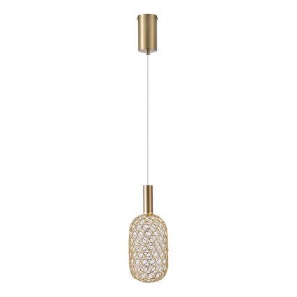 Lampadario LED a sospensione con filo LED/6,3W/230V 3000K oro diametro 20 cm