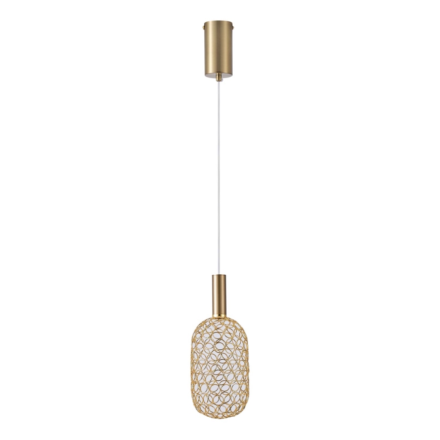 Lampadario LED a sospensione con filo LED/6,3W/230V 3000K oro diametro 20 cm