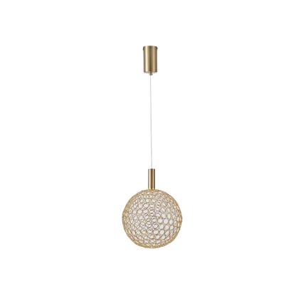 Lampadario LED a sospensione con filo LED/6,3W/230V 3000K oro diametro 25 cm