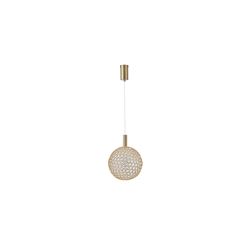 Lampadario LED a sospensione con filo LED/6,3W/230V 3000K oro diametro 25 cm