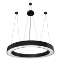Lampadario LED a sospensione con filo LED/60W/230V 4000K diametro 120 cm nero
