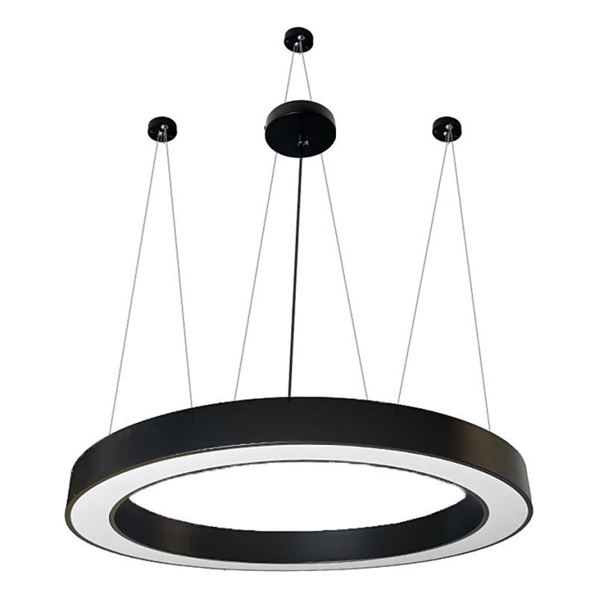 Lampadario LED a sospensione con filo LED/60W/230V 4000K diametro 120 cm nero