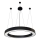 Lampadario LED a sospensione con filo LED/60W/230V 4000K diametro 120 cm nero