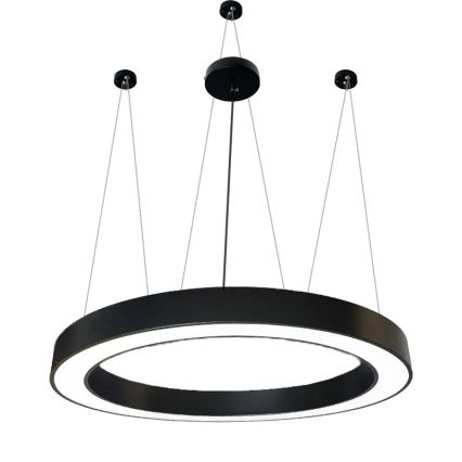 Lampadario LED a sospensione con filo LED/60W/230V 4000K diametro 120 cm nero