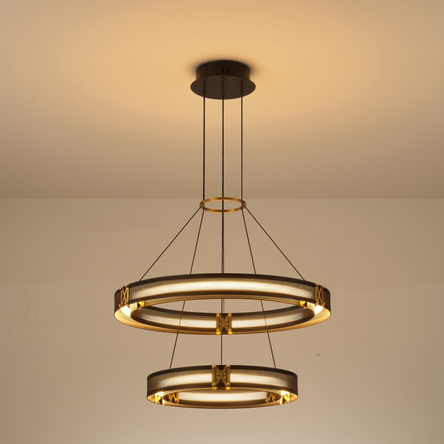 Lampadario LED a sospensione con filo LED/62W/230V 3000K 62x120 cm